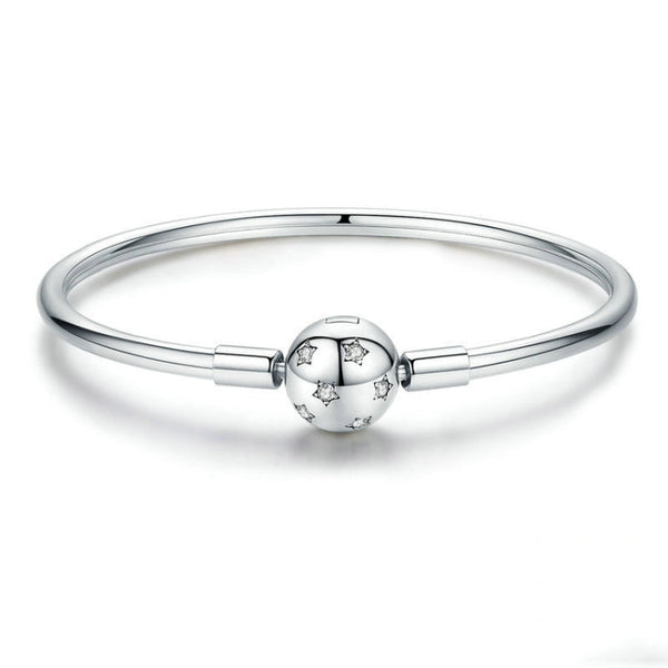 S925 Sterling Silver Star Bracelet DIY Beaded Bracelet