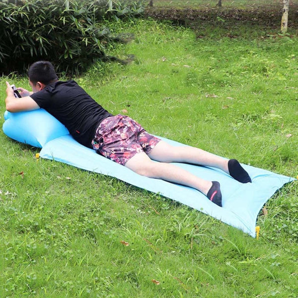 Outdoor Waterproof Air Pillow Picnic Mat Carrying Ground Sand Beach Grass Mat, Single, Double, Four People