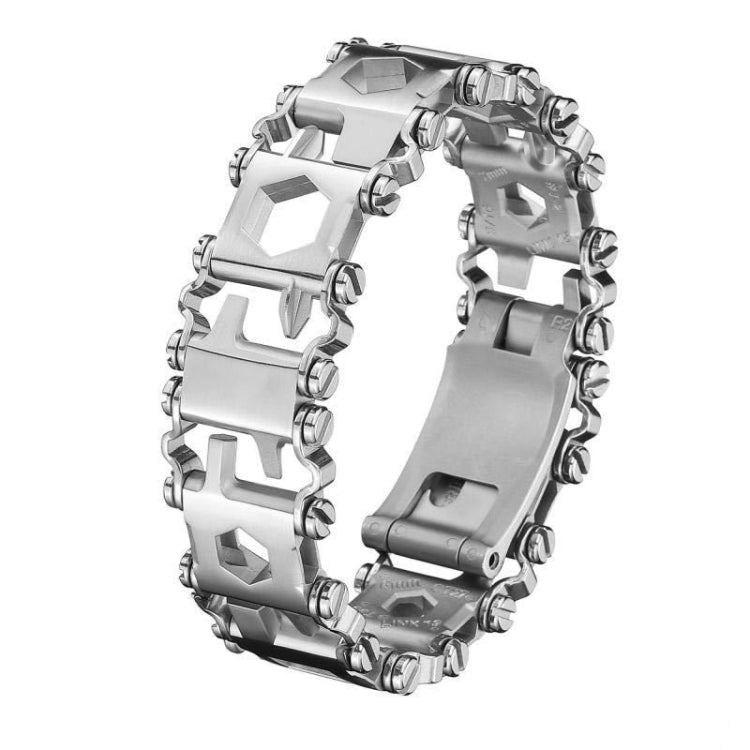Multifunctional Stainless Steel Outdoor Survive Tool Bracelet for Men