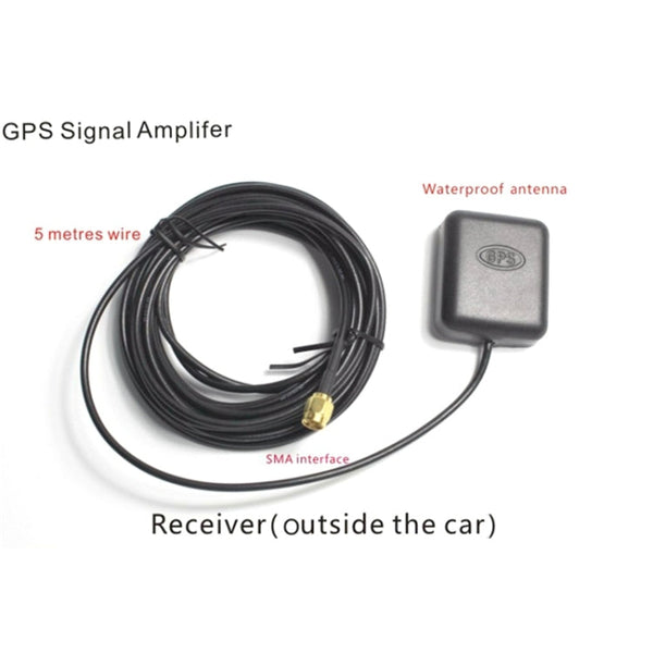 2 in 1 GPS Navigation Car Antenna Signal Amplifier