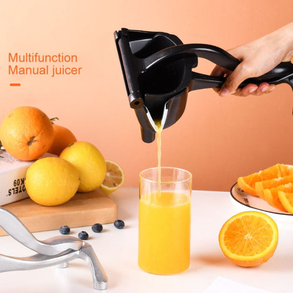 Aluminum Detachable Manual Juicer Lemon Watermelon Orange Fruit Juicer, Silver, Gold, Titanium Black, Rose Red, Black