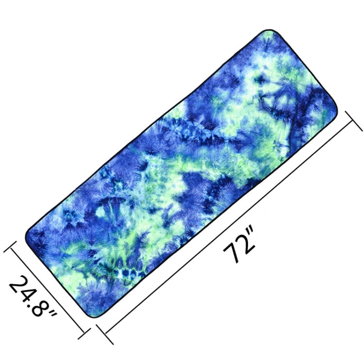 Microfiber Eco-friendly Non-slip Towel Foldable Yoga Mat Sports Drape, Size: 183 x 63cm, 183 x 63cm Green, 183 x 63cm Dark Blue), 183 x 63cm Purple, 183 x 63cm Yellow