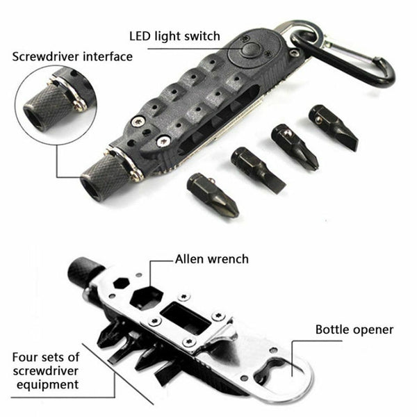 Mini Portable Multifunctional Combination Tool Magic Screwdriver Multifunctional Screwdriver Bottle Opener, Screwdriver Bottle Opener
