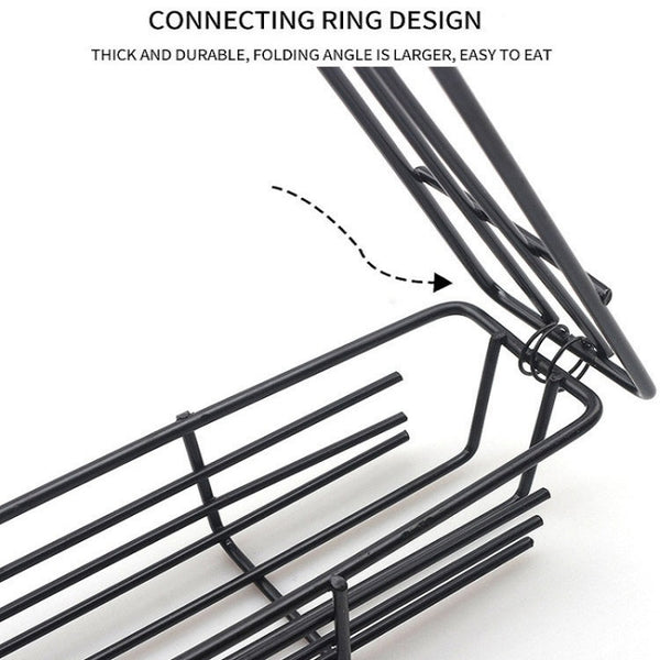 2 PCS Hot Dog Barbecue Cage Sausage Barbecue Clip Barbecue Clip Mesh Wooden Handle Barbecue Mesh Rack, Wood color, Red