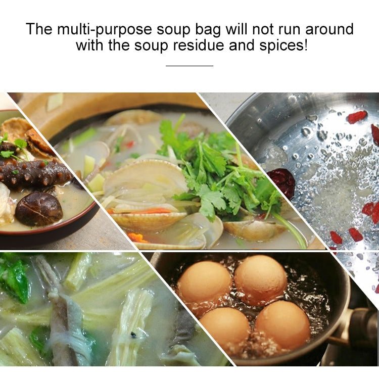 100pcs / Pack 20x25cm Soup Gauze Filter Bag Kitchen Utensils Soup Residue Isolation Bag, Soup Gauze Filter