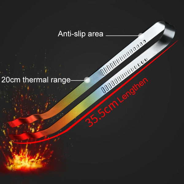 Stainless Steel Barbecue Clip Barbecue Tool Bread Clip Spaghetti Food Clip Steak Clip, Barbecue Clip