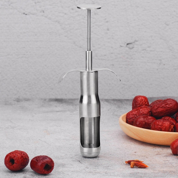 Stainless Steel Red Date Pitting Device Cherry Fruit Coring Device, Small, Large