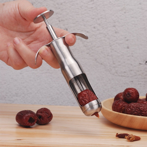 Stainless Steel Red Date Pitting Device Cherry Fruit Coring Device, Small, Large