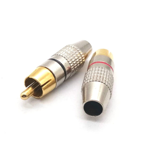 30 PCS 270RCA Lotus Head AV Plug Video Head Audio Head RCA Plug Lotus Plug