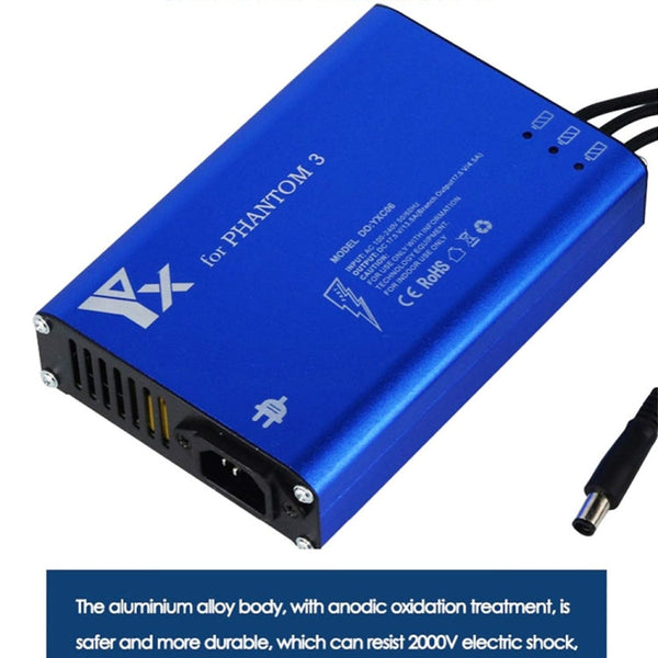 4 in 1 Parallel Power Hub Intelligent Battery Controller Charger for DJI Phantom 3 Standard SE FPV Drone