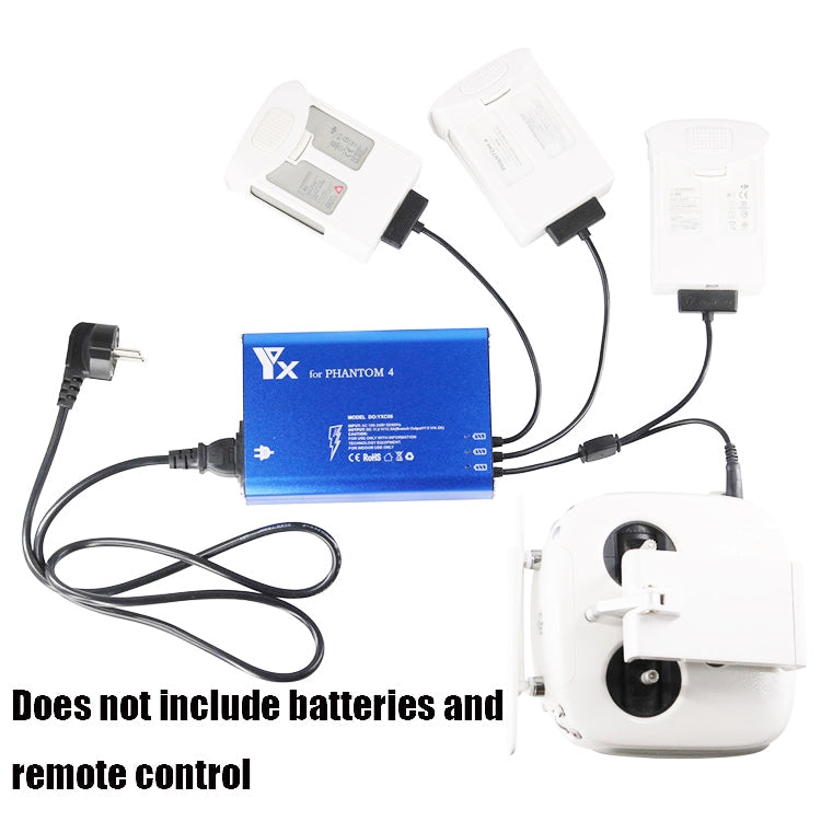 For DJI Phantom 4 Pro Advanced+ Charger  4 in 1 Hub Intelligent Battery Controller Charger