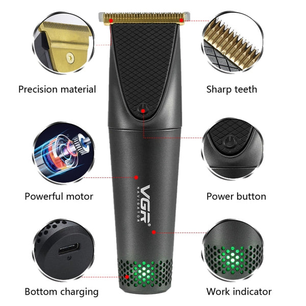 VGR Men Household Electric Hair Clippers Hair Clippers For Hair Salons, V-090