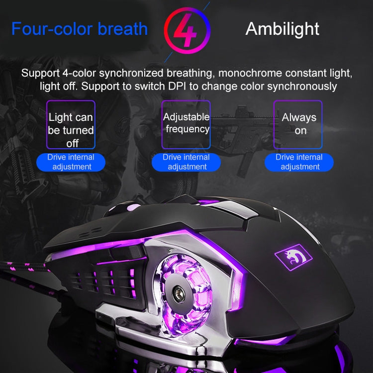 618 Internet Cafe Game Manipulator Keyboard and Mouse Set, Cable Length: 1.6m