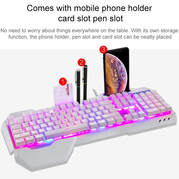 618 Internet Cafe Game Manipulator Keyboard and Mouse Set, Cable Length: 1.6m