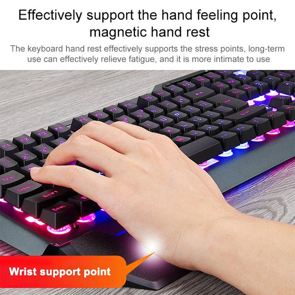 618 Internet Cafe Game Manipulator Keyboard and Mouse Set, Cable Length: 1.6m