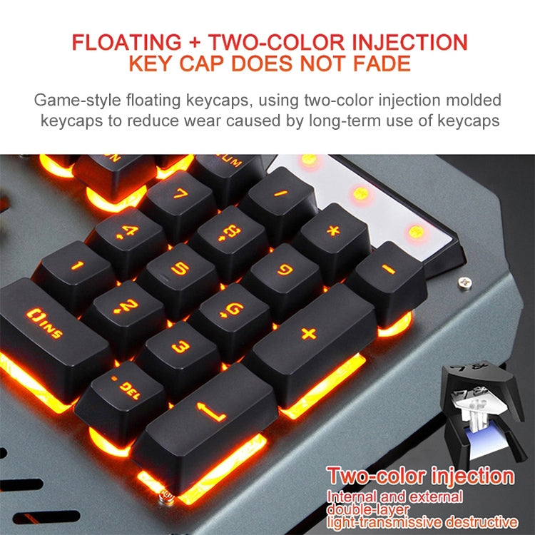 618 Internet Cafe Game Manipulator Keyboard and Mouse Set, Cable Length: 1.6m
