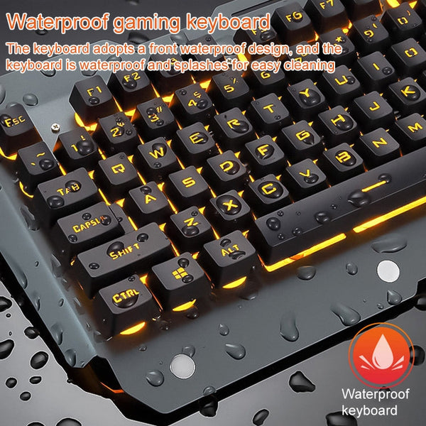 618 Internet Cafe Game Manipulator Keyboard and Mouse Set, Cable Length: 1.6m