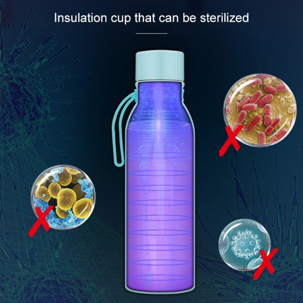 Ultraviolet Sterilization Intelligent Disinfection USB Charging Stainless Steel Vacuum Flask, USB Vacuum Flask