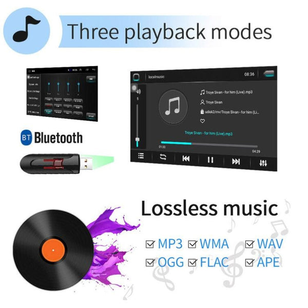 Universal Machine Android Smart Navigation Car Navigation DVD Reversing Video Integrated Machine