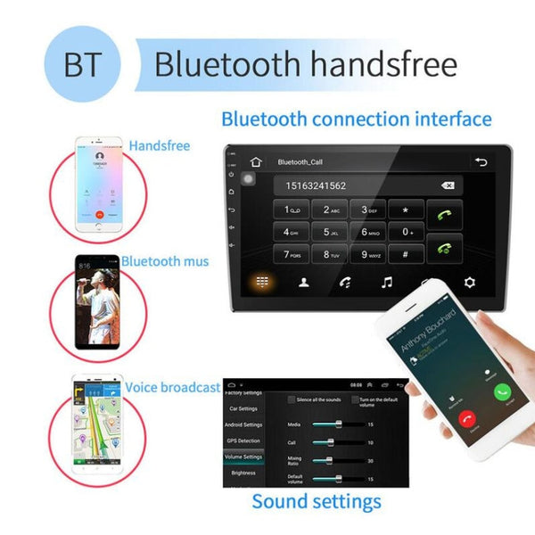 Universal Machine Android Smart Navigation Car Navigation DVD Reversing Video Integrated Machine