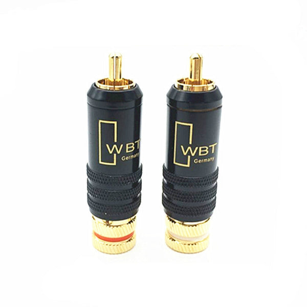 2pcs WBT-0144 RCA Lotus Plug AV Audio and Video Plug