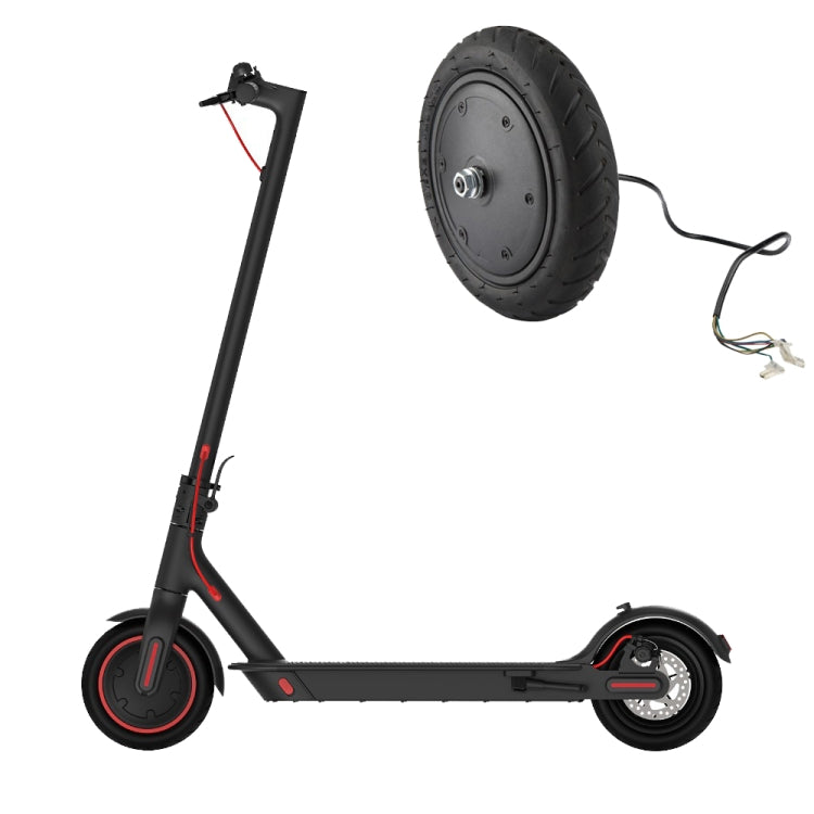 250W 36V Scooter Motor Drive Wheel Motor Pneumatic Tire, 250W