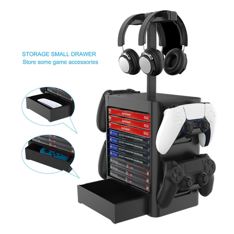 Game Disc Storage Rack Headphone Storage Rack For PS5 / Xsx, For PS5 / Xsx