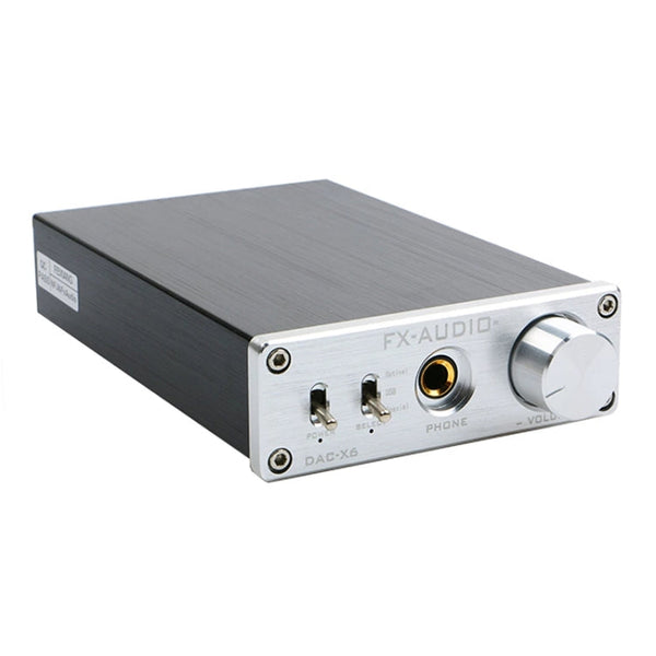 FX-AUDIO DAC-X6 Fever HiFi Fiber Coaxial USB Amp Digital Audio DAC Decoder 24BIT/192