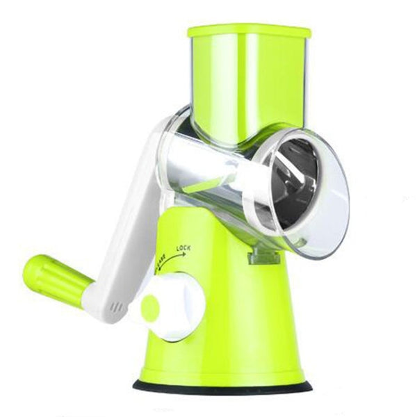 Multifunctional Electric Fruit Vegetable Slicer Cutter Carrot Potato Cutting Machine Stainless steel Blade Salad Chopper, Random Color Delivery