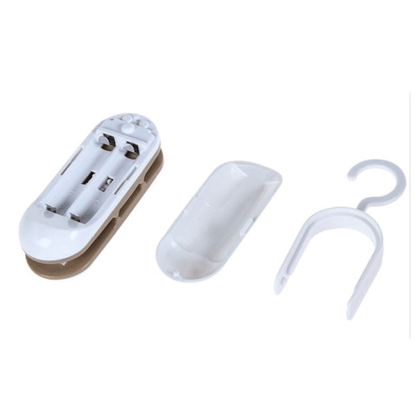 Household Mini Heat Sealing Machine Package Sealer Clamps, Brown, Gray