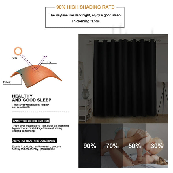 High-precision Curtain Shade Cloth Insulation Solid Curtain