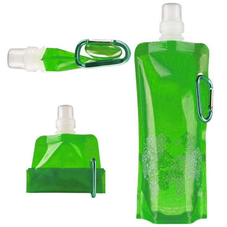 0.5L Portable Ultralight Foldable Silicone Water Bag Outdoor Sports Supplies Hiking Camping Soft Flask Waterproof Bag