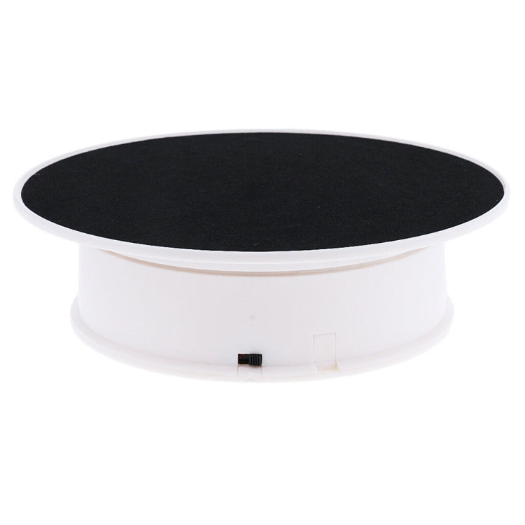 30cm 360 Degree Electric Rotating Turntable Display Stand Video Shooting Props Turntable for Photography, Load 4kg, US Plug(White + Black), 30cm (W+B), 30cm (B)
