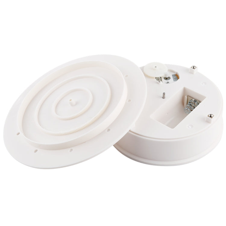 30cm 360 Degree Electric Rotating Turntable Display Stand Video Shooting Props Turntable for Photography, Load 4kg, US Plug(White), 30cm(W)