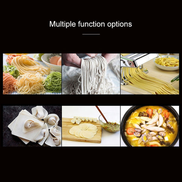 Household Stainless Steel Pasta Making Machine Manual Noodle Maker Spaghetti Hand Cutter, Noodle Maker