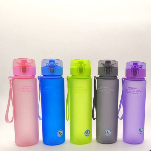 Leak-proof Sports Water Bottle Tour Hiking Portable Bottles, 400ml, 560ml