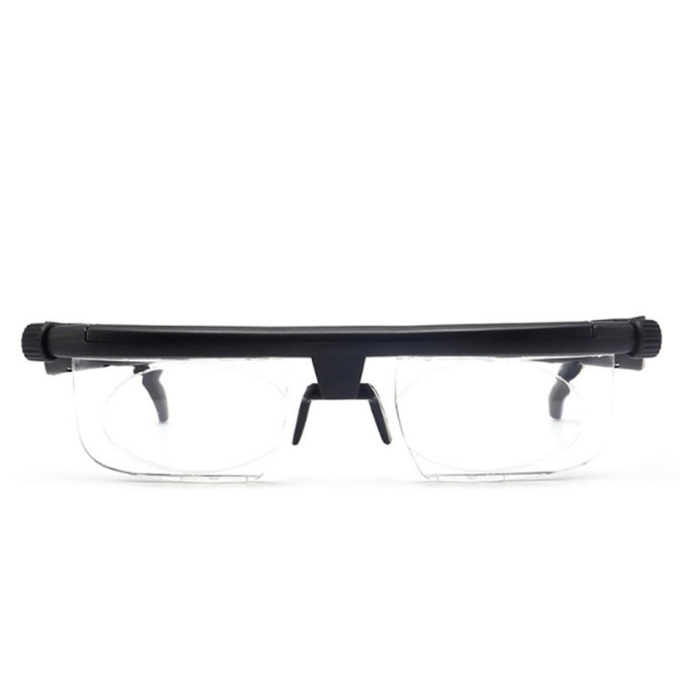 Adjustable Strength Lens Reading Myopia Glasses Eyewear Variable Focus Vision, for -6.00D to +3.00D