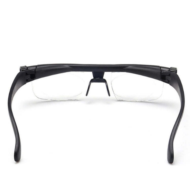 Adjustable Strength Lens Reading Myopia Glasses Eyewear Variable Focus Vision, for -6.00D to +3.00D