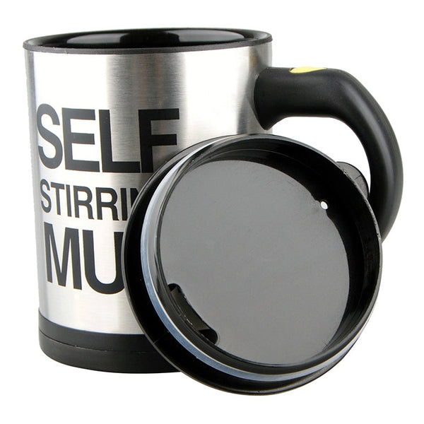 400ml Mugs Automatic Electric Self Stirring Mug Cup Coffee Milk Mixing Mug Smart Stainless Steel Juice Mix Cup Drinkware