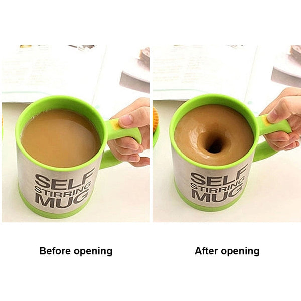 400ml Mugs Automatic Electric Self Stirring Mug Cup Coffee Milk Mixing Mug Smart Stainless Steel Juice Mix Cup Drinkware