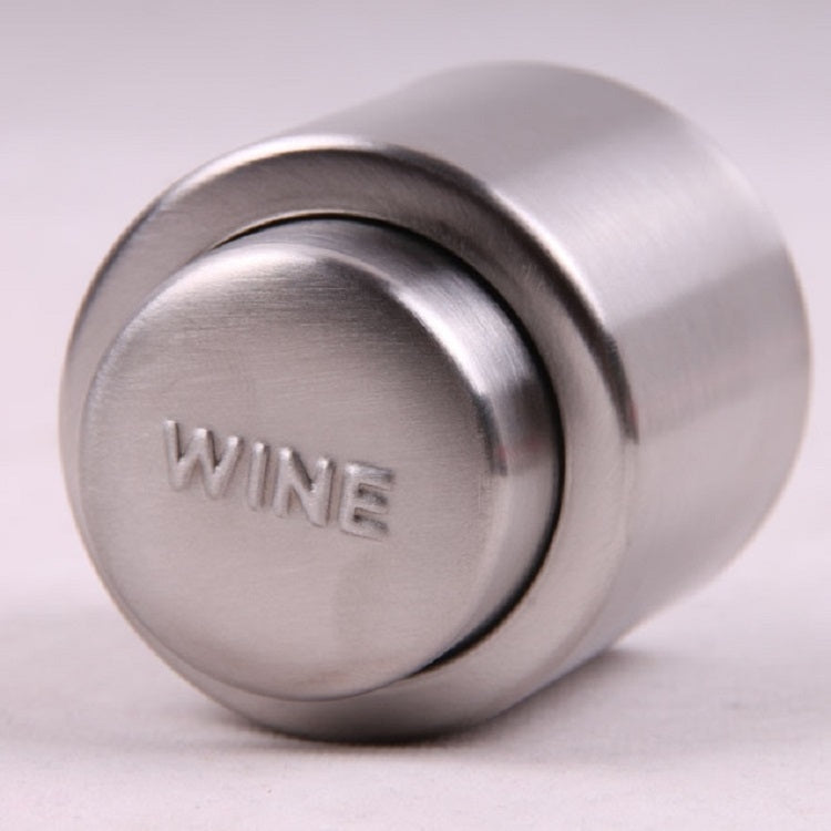 Push Stainless Steel Red Wine Stopper Champagne Stopper, Red Wine Stopper, Wordless Wine Stopper, Champagne Stopper, Wordless Champagne Stopper