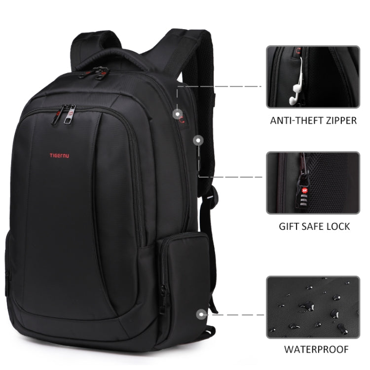 Anti-theft Nylon Laptop Backpacks School Fashion Travel Male Casual Schoolbag 15.6 inch, 1, 2, 3, 4, 5, 6