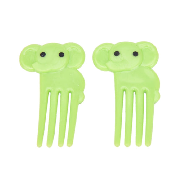 5 Sets 10 in 1 Creative Cartoon Animal Plastic Children Fruit Fork Bento Decoration Toothpick
