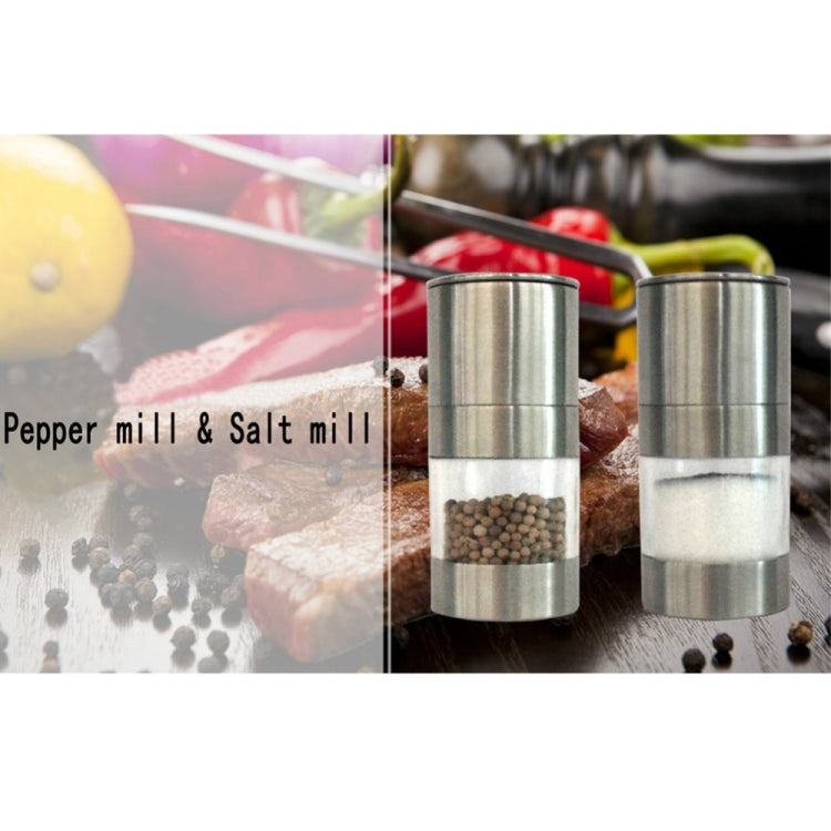 Manual Pepper Mill Stainless Steel Salt Grinder