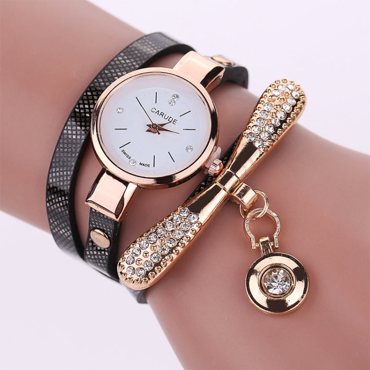 Fashion Women Casual Bracelet Leather Band Watch, Beige, Black, Blue, Brown, Dark Blue, Green, Orange, Red, White