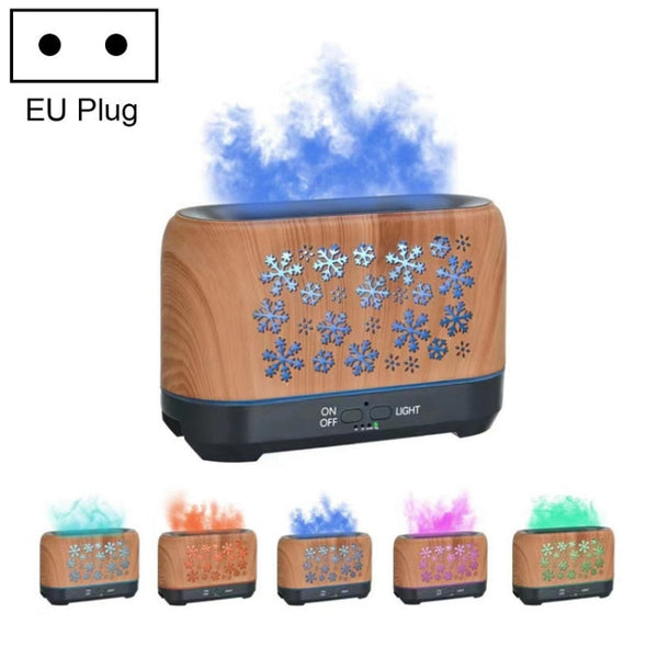 Home Colorful Simulation Flame Incense Smoked Lamp Humidifier, Remote Control, Without Remote Control