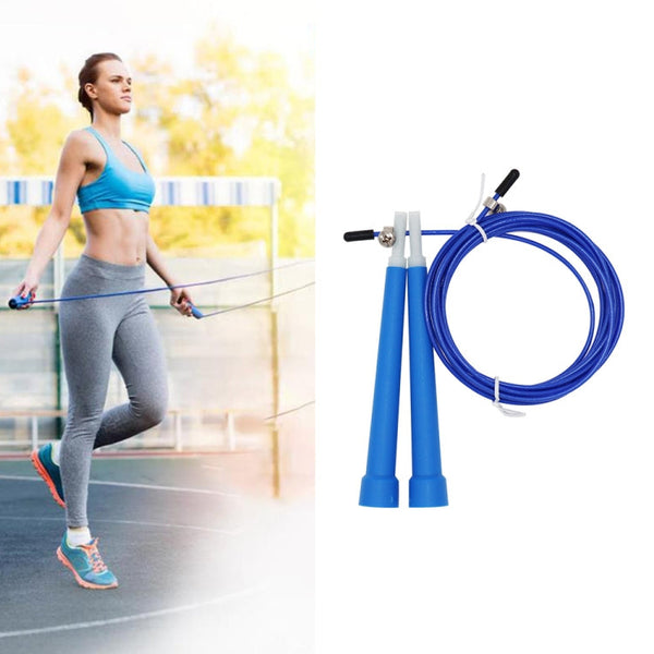 Steel Wire Skipping Skip Adjustable Fitness Jump Rope，Length: 3m, Steel Wire Jump Rope (Megenta), Steel Wire Jump Rope (Black), Steel Wire Jump Rope (Blue), Steel Wire Jump Rope (Grey), Steel Wire Jump Rope (Green), Steel Wire Jump Rope (Orange)�������...