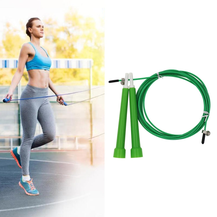 Steel Wire Skipping Skip Adjustable Fitness Jump Rope，Length: 3m, Steel Wire Jump Rope (Megenta), Steel Wire Jump Rope (Black), Steel Wire Jump Rope (Blue), Steel Wire Jump Rope (Grey), Steel Wire Jump Rope (Green), Steel Wire Jump Rope (Orange)�������...