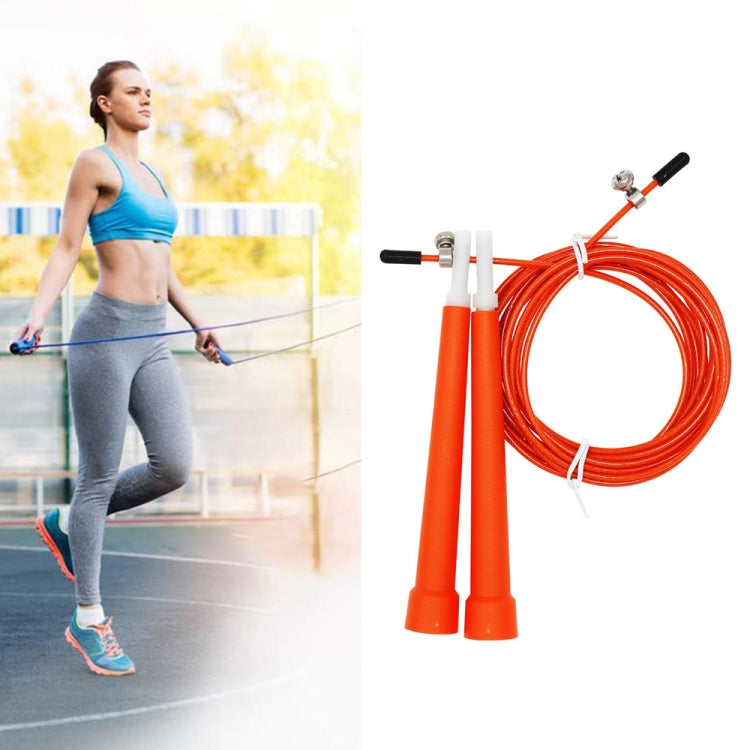 Steel Wire Skipping Skip Adjustable Fitness Jump Rope，Length: 3m, Steel Wire Jump Rope (Megenta), Steel Wire Jump Rope (Black), Steel Wire Jump Rope (Blue), Steel Wire Jump Rope (Grey), Steel Wire Jump Rope (Green), Steel Wire Jump Rope (Orange)�������...