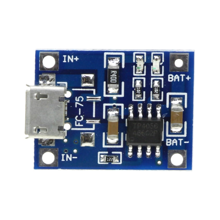 5 PCS TP4056 Charging Board Module Micro USB Interface Microphone USB for 1A Lithium Battery